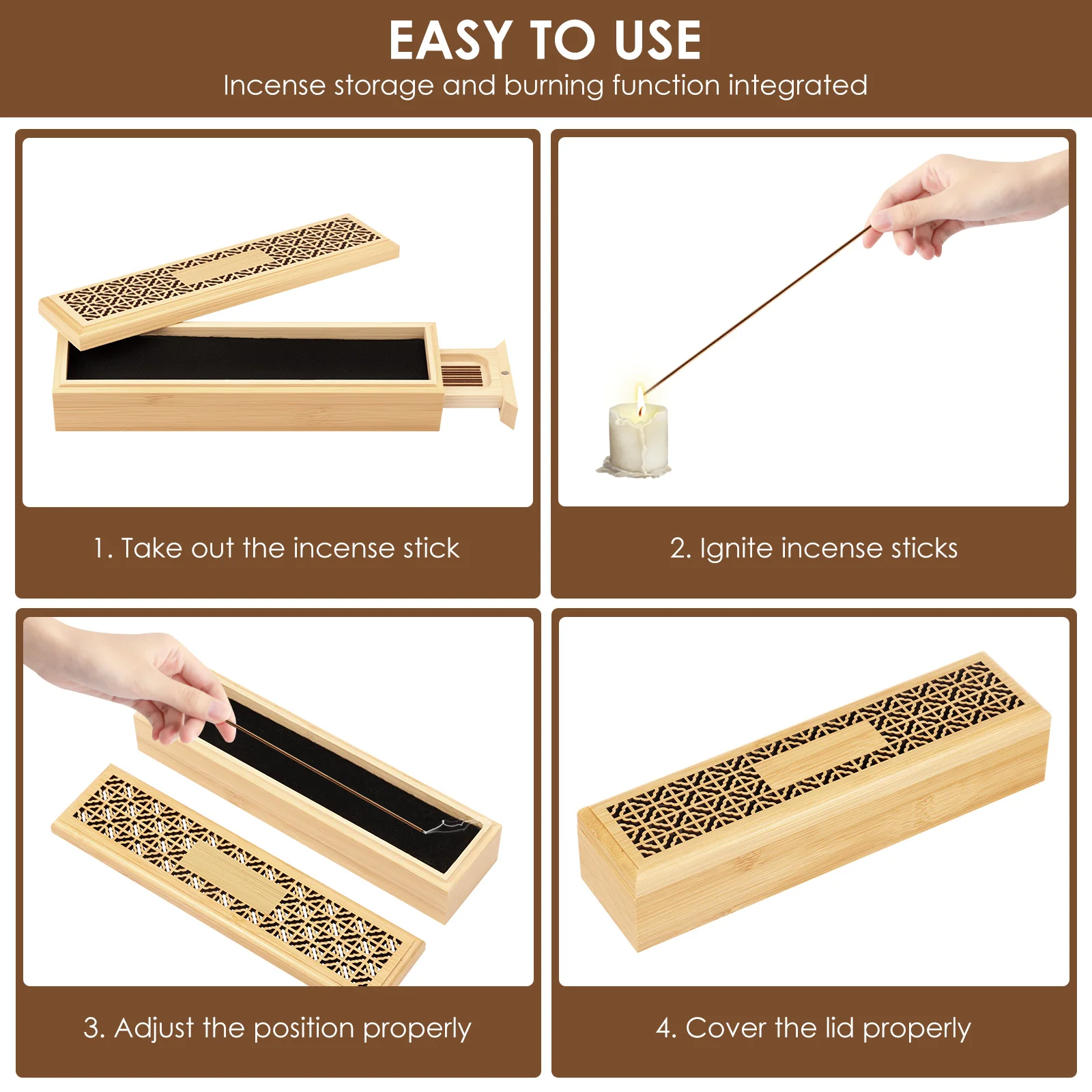 Double-layer Incense Holder Bu - огляд і ціна Home Fragrance Incense Sticks