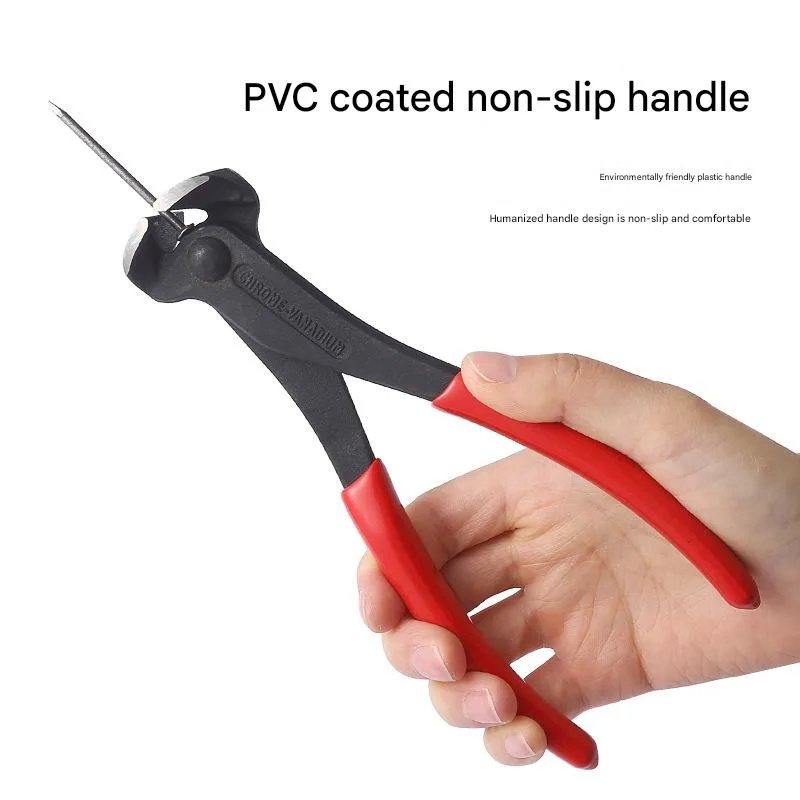 3-Pack Nail Puller 6-inch 7-inch 8-inch Cat's Paw Nail Puller & Remover End Cutting Pliers Staple Puller Carpenter's Tool CRV #6