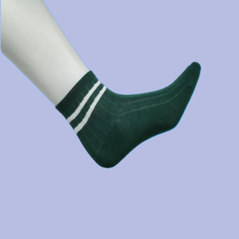 Chaussettes à lettres rayées pour hommes et femmes, chaussettes respirantes ChimCasual, nouvelle usine, chaussettes courtes à la mode, 5/10 paires, 2024