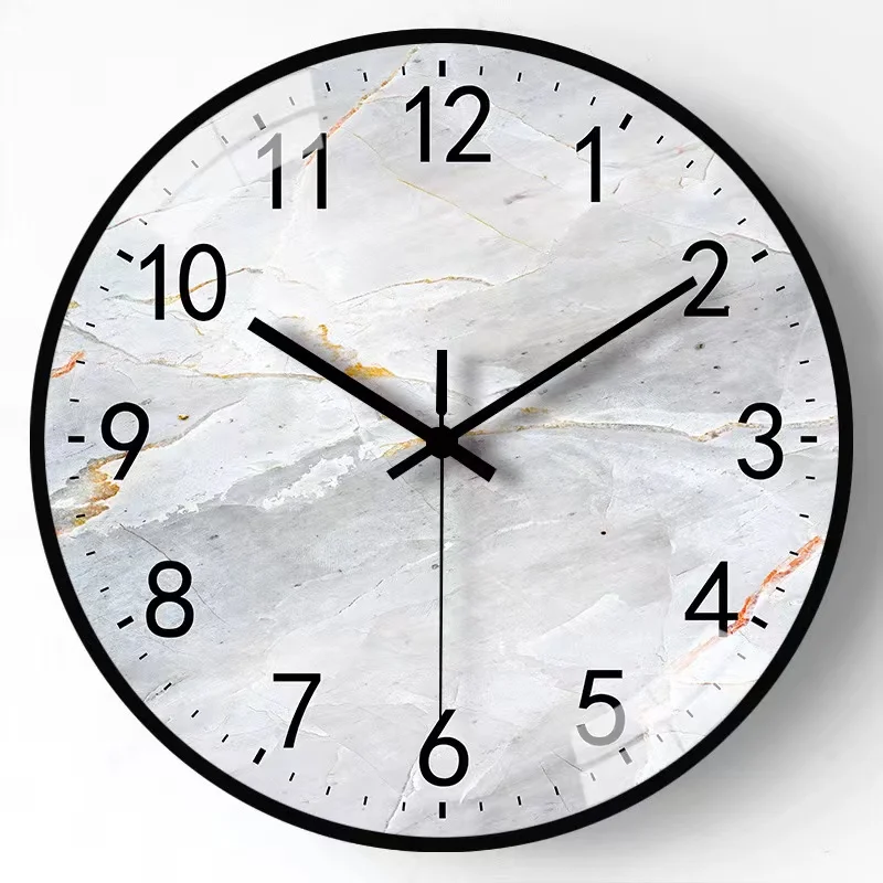 30CM Modern Simple Creative Wall Clock Fashion Cost-effective Living Room Bedroom Dining Room Mute Quartz Clock Home Decoration