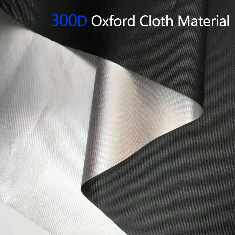 300D Oxford Fabric Motorcycle Cover Black Design Waterproof Dustproof Rain Snow Proof UV Protective Cover