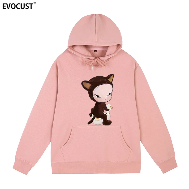 

Yoshitomo Nara cat duck Hoodies Sweatshirts men women unisex Cotton