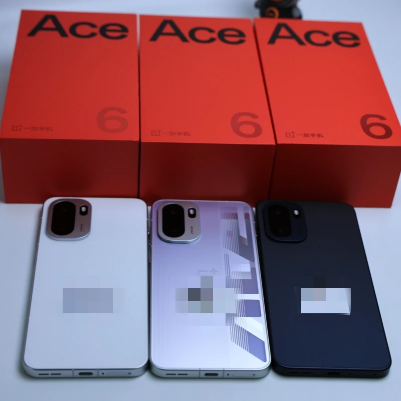 OnePlus Ace6 5G غير مقفول Snapdragon8 Elite 6.83 بوصة AMOLED 165HZ 7800mAh SuperVOOC 120W Charge 50MP Google Ace 6 ColorOS16.0