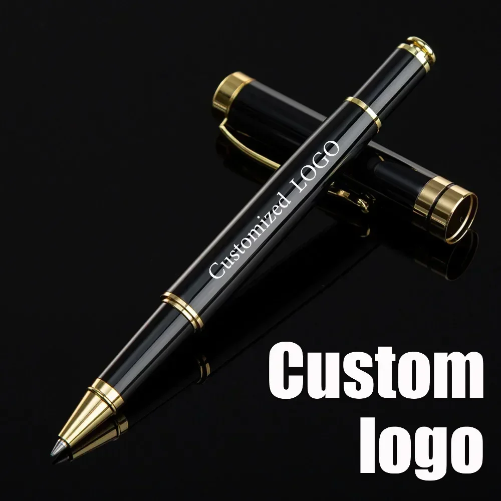 

1 Luxury Metal Office Portable Signature Pen, Customized Logo, Business Gift, Advertising Signature, Multi-color Ballpoint Pen