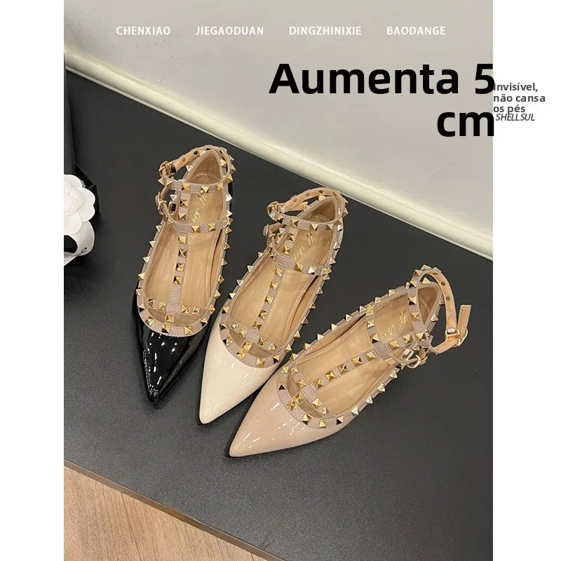 comfortable-invisible-heightening-ballet-shoes-mary-janes-women's-flats-rivet-decorations-gentle-style-spring-summer-fashion