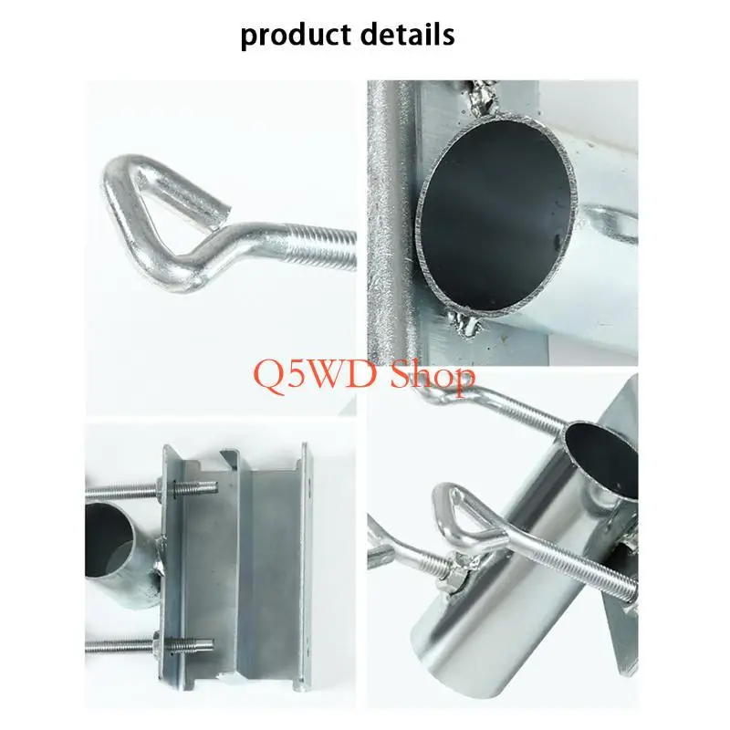 

Q5WD Parasol Holder Heavy Umbrella Clamp Umbrella Stand for Bench Patio Umbrell