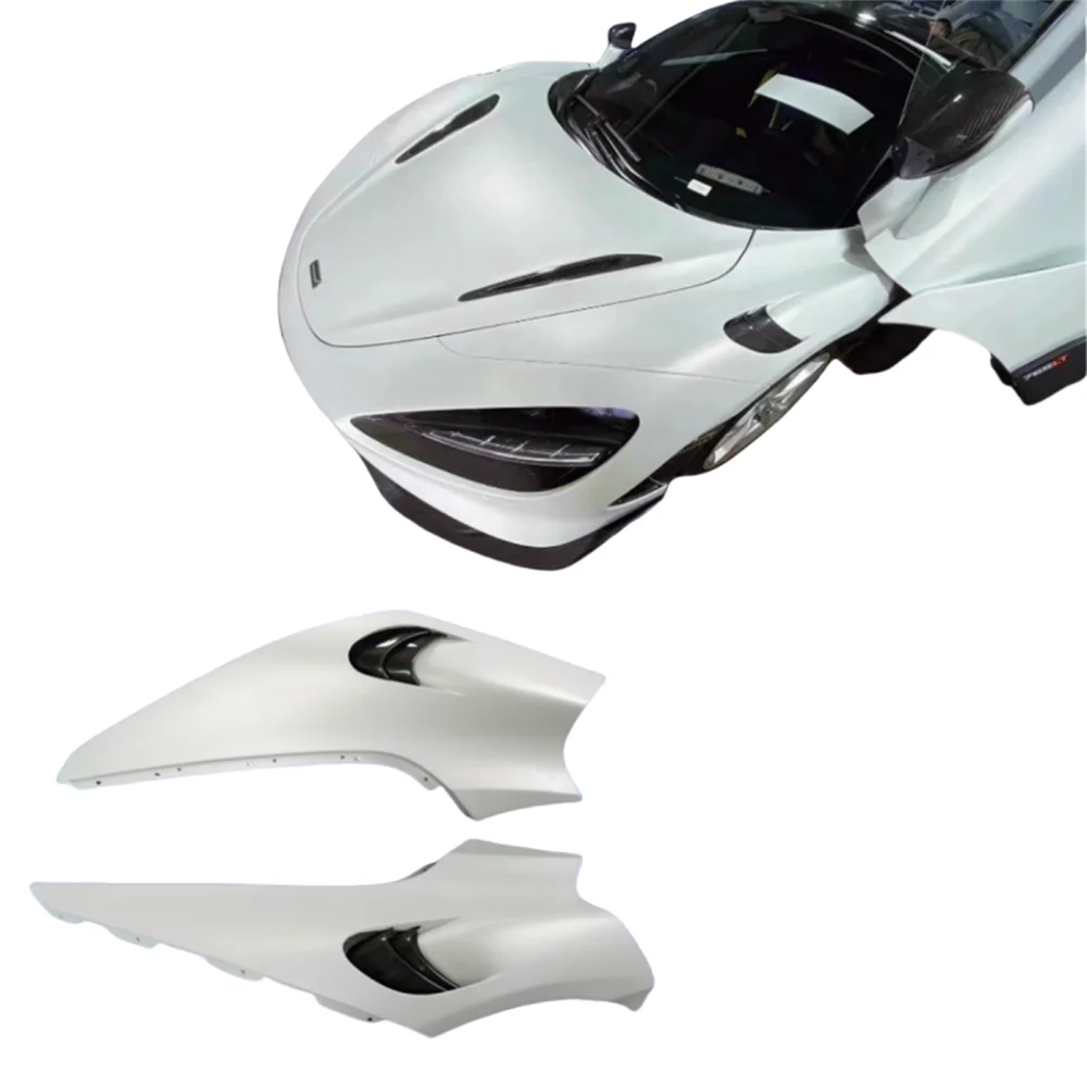 

Используется для обновленного переднего брызговика McLaren 720S в стиле 765LT, комплект кузова из углеродного волокна