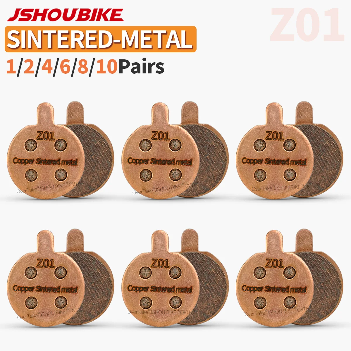 

1/2/4/6/8/10 pairs Sintered Metal brake pads fit for Ninebot F40E F40D F30D F30D F20D F20E M365 PRO/PRO2 Electric folding bike