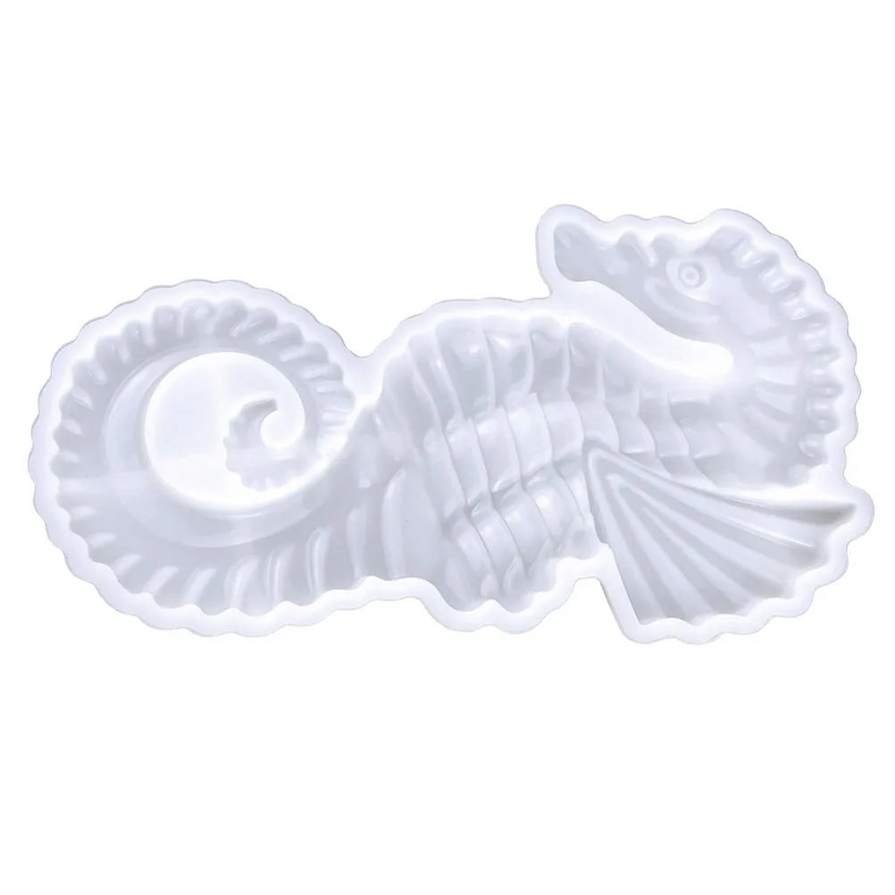 

Silicone Sea Horse Mold for DIY Crafts Epoxy Casting Large Size Shaped Wall Decor Reusable Non Stick Easy Clean