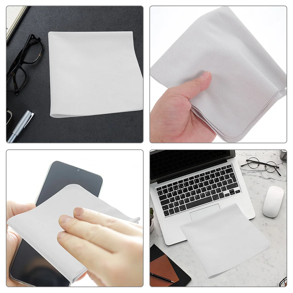 

4Pcs Universal Microfiber Cloth for Glasses Camera Lens Screen Musical Instruments Stylish Lightweight Foldable