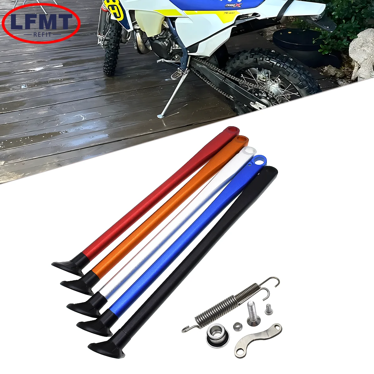 Dirt Bike Motorcycle Stand With Spring Kit For KTM EXC SX SXF XC XCF EXCF125-530 Husqvarna FE TE FX TX GasGas Husaberg 2016-2023