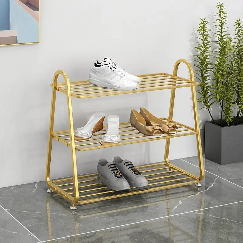 Simple Nordic Shoe Rack Simple Doorstep Light Luxury Storage Exquisite Household Economical Multi-layer Dustproof Shoe Cabinets