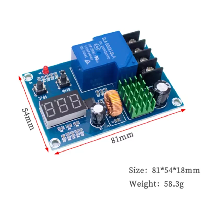 XH-M604 Battery Charger Control Module DC 6-60V Storage Lithium Battery Charging Control Switch Protection Board