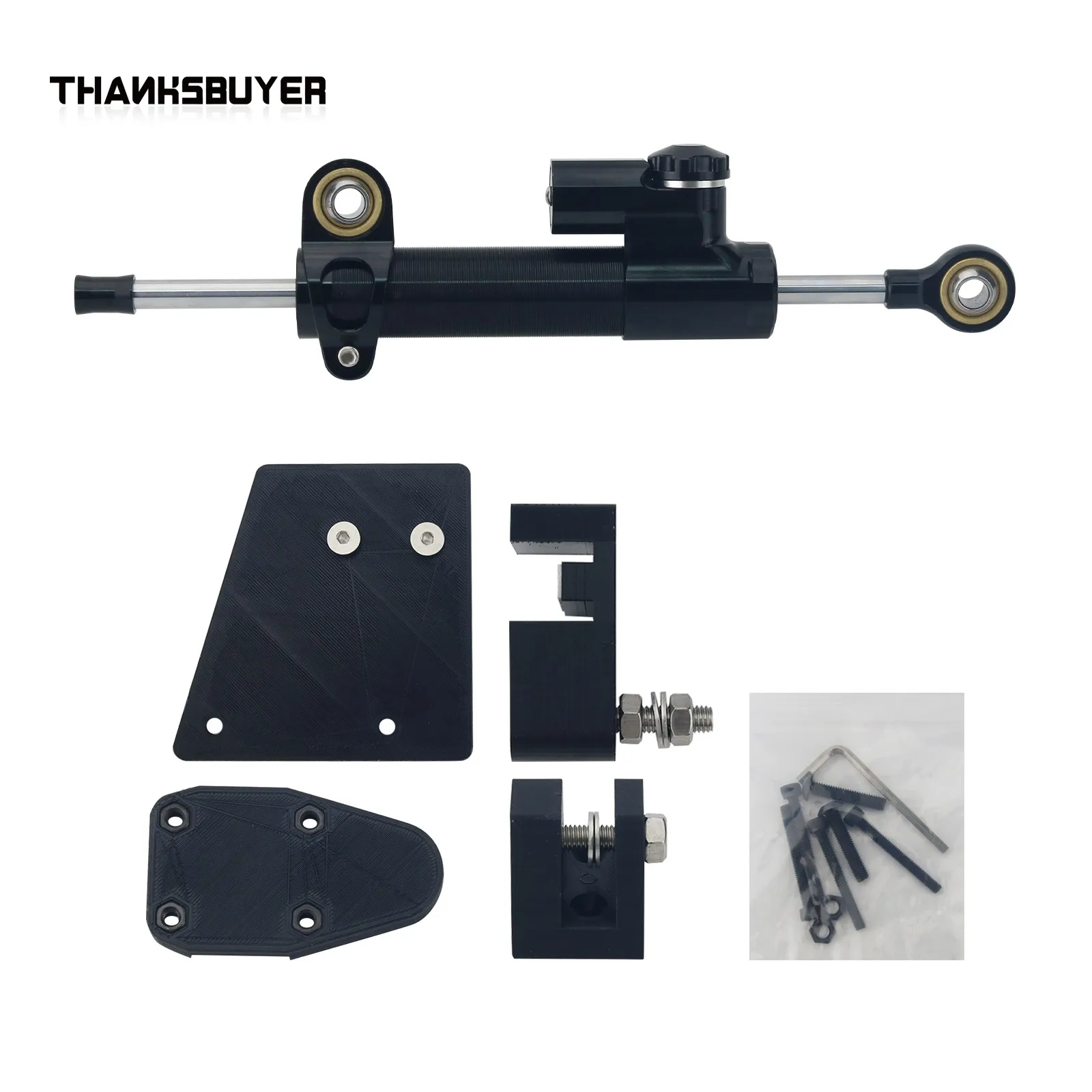 TPR Damper Kit Rubber Pedals 28 Adjustable Levels Game Simulator Control Damping Kit for Thrustmaster