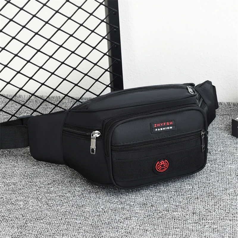 Unisex Multifunktionale Hüfttasche Große Kapazität Wasserdicht Oxford Business Pack Trendige Umhängetasche Brusttasche für Reisen Arbeit – Detail 17
