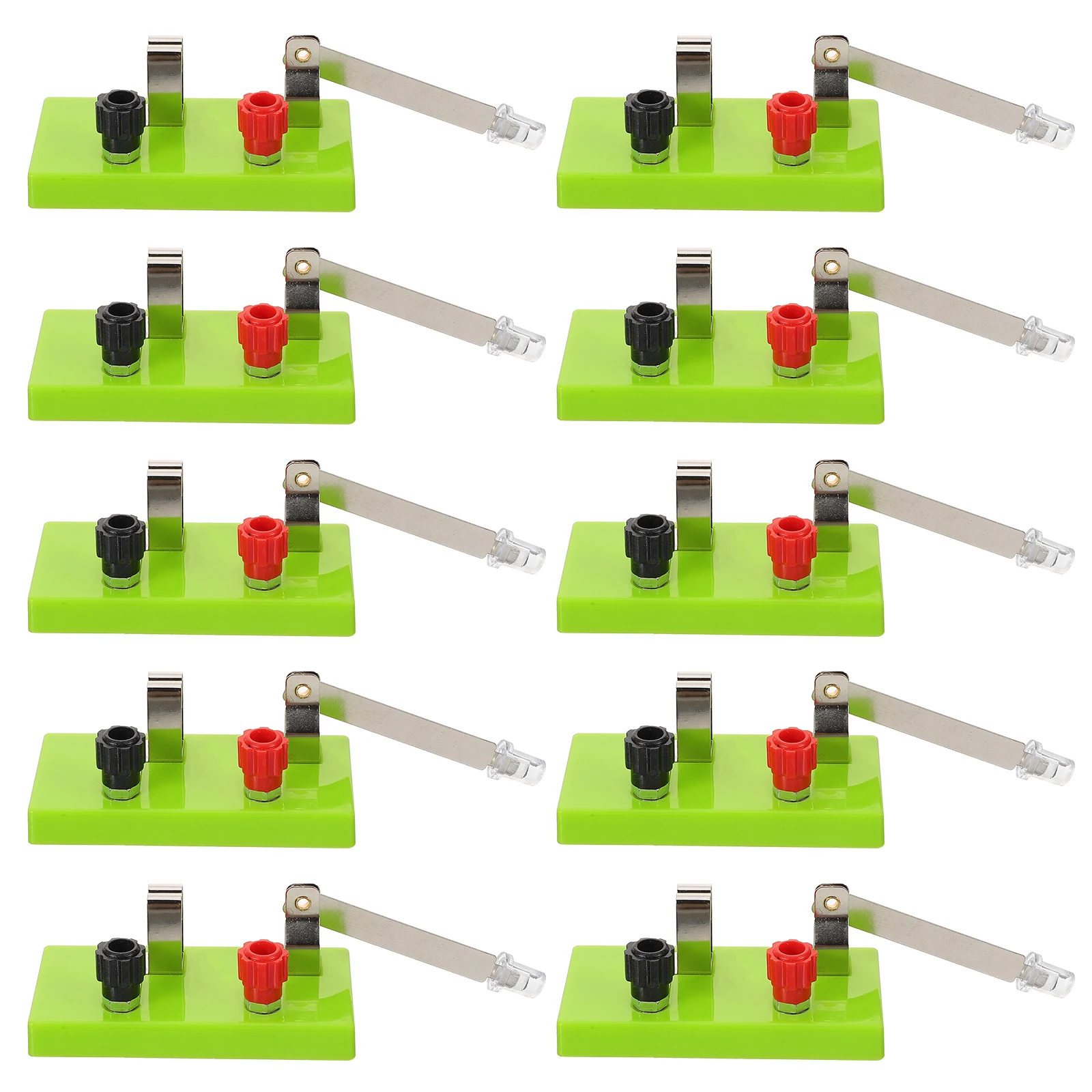 

10pcs SPST Switch Single Pole Single Throw Physics Equipment Electrical Experiments Teaching Aids Science Project
