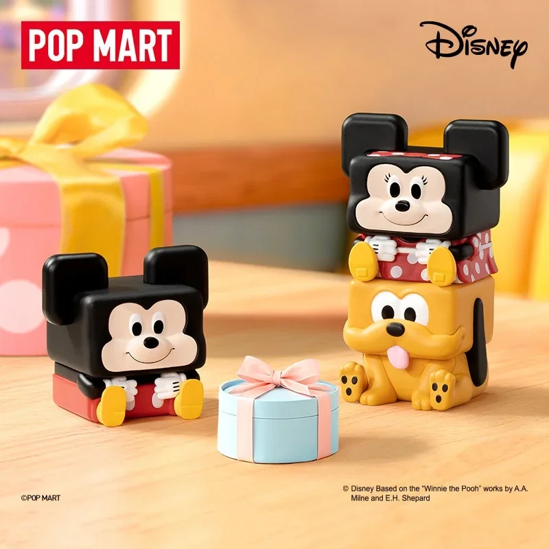 

POPMART Disney Classics POP CUBE-1 Series слепая коробка Guess Bag Mystery Box игрушки куклы аниме фигурка настольные украшения милый подарок