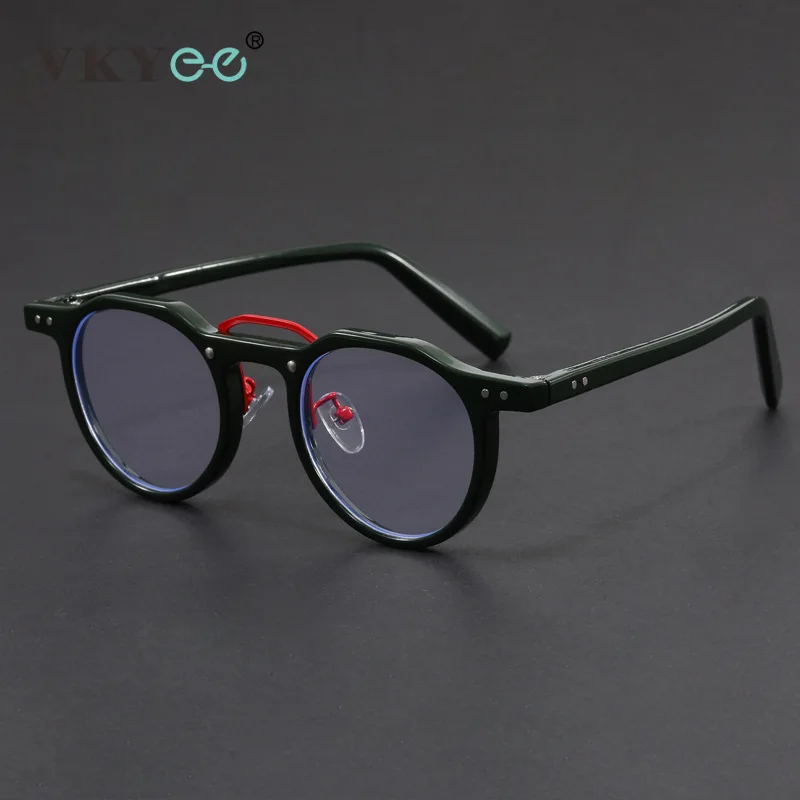 VICKY Personalized Retro Fashion New Design Men's Anti-blue Light Glasses Reading Glasses Can Be Customized Prescription 1028