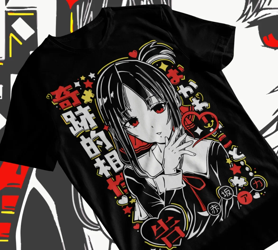 

Футболка Kaguya sama Love Is War, аниме футболка унисекс, мягкая футболка