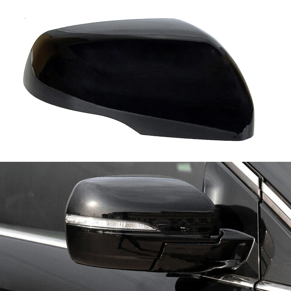 

1 Pc New Black/White Rearview Mirror Cover For Ford Edge 2015 2016 2017 2018 2019 2020 2021 Car Accessories