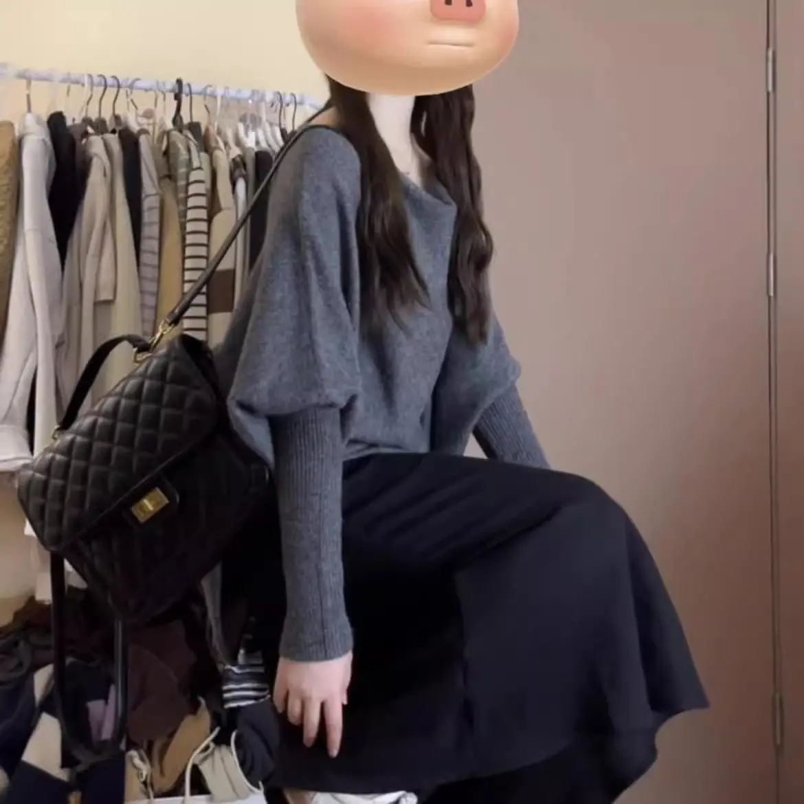 

Свитера Джемперы Пуловеры Женские трикотажные изделия Тонкие макетные двухсекционные BF Y2K Lady OL Профессиональная работа Деловая встреча На работу Ins