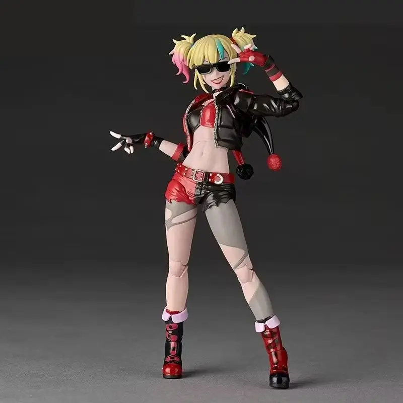 Suicide Squad Harley Quinn Actionfigur PVC Austauschbares Gesicht Modellpuppe Sammlerstück Desktop-PC-Gehäuse-Dekoration Spielzeug Erwachsenengeschenk