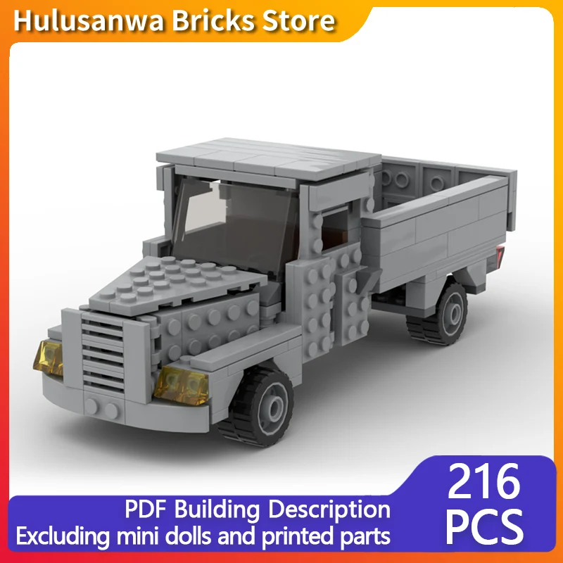 

S3000 German Army Truck Model MOC Building Bricks War Equipment Modular Technology Gifts Holiday Assemble Children Toy Suit