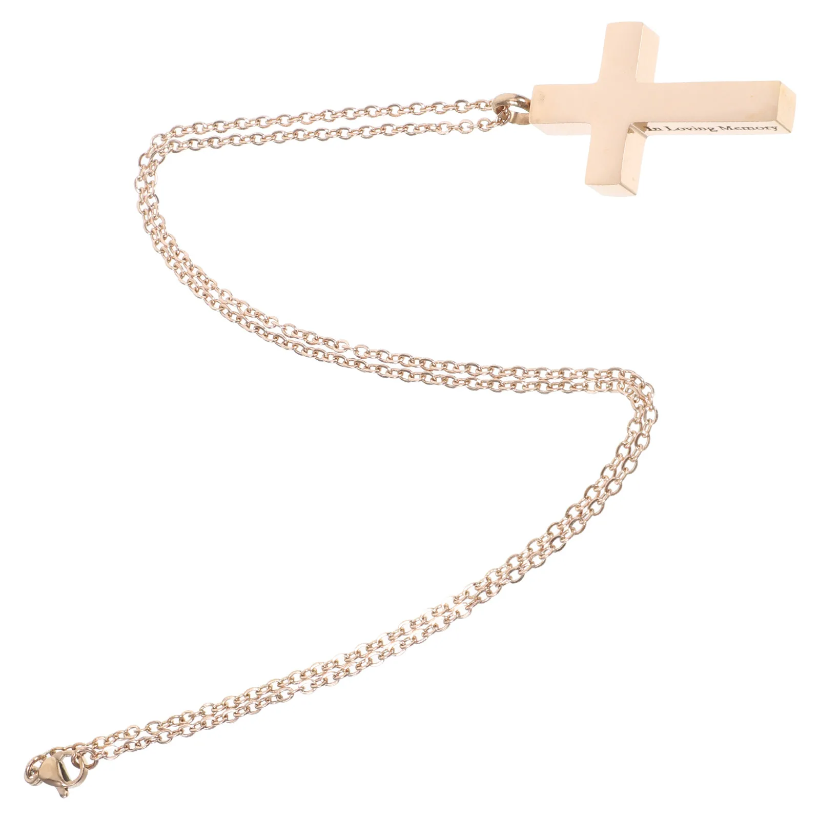 

Кулон-урна из нержавеющей стали для праха, памятное украшение-ожерелье для мужчин и женщин