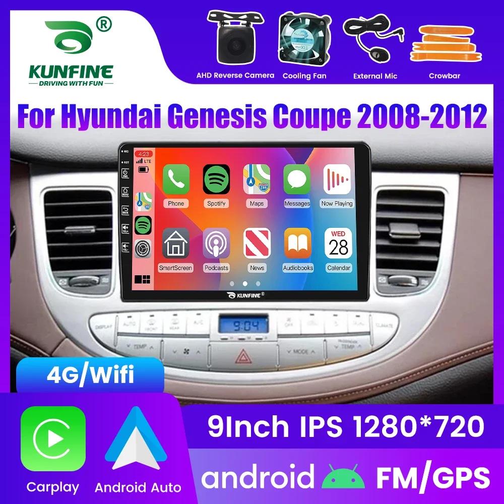 

2Din Android Car Radio For HyundaiGenesis Coupe 2008-2012 Multimedia Video Player GPS Navigation Stereo Audio Head Unit