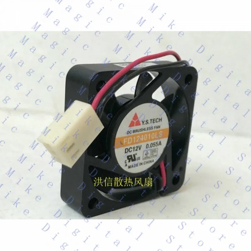 

UU 1 шт. вентилятор постоянного тока 12 В 0,055 А 2-контактный 40*40*10 мм FD124010LS 4010