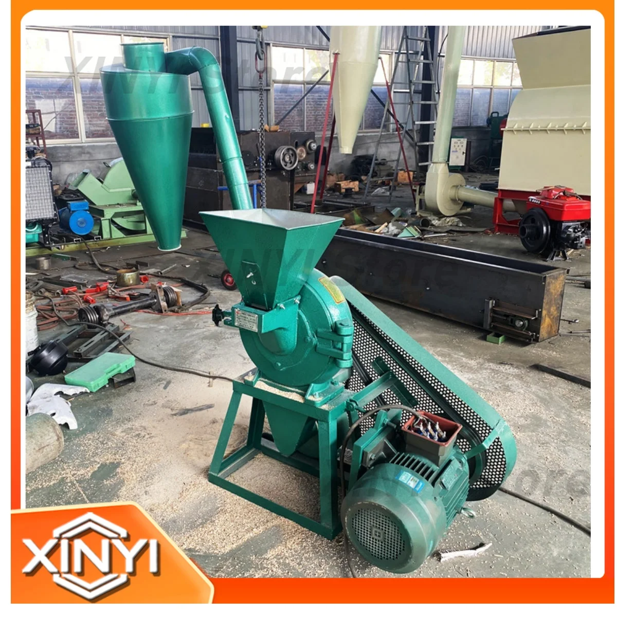 Multifunctional Self-priming Fine Powder Machine for Corn Wheat Grain Agricultural Products Flour Feed Grinder Mill Crusher
