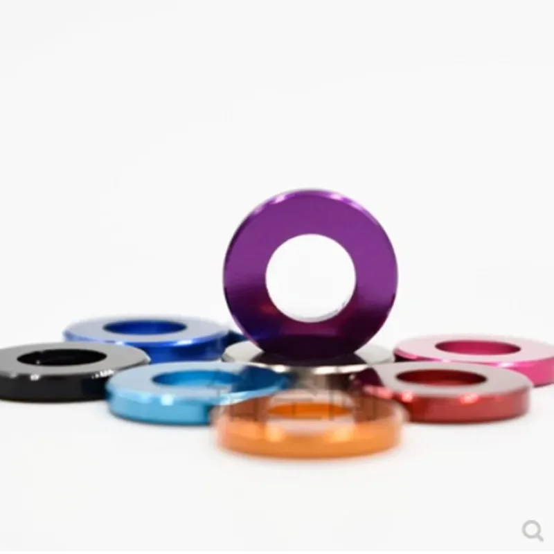 20pcs M2 M2.5 M3 M4 M5 M6*0.5mm To 3mm Corlorful Aluminum Flat Gasket Washer For Rc Part