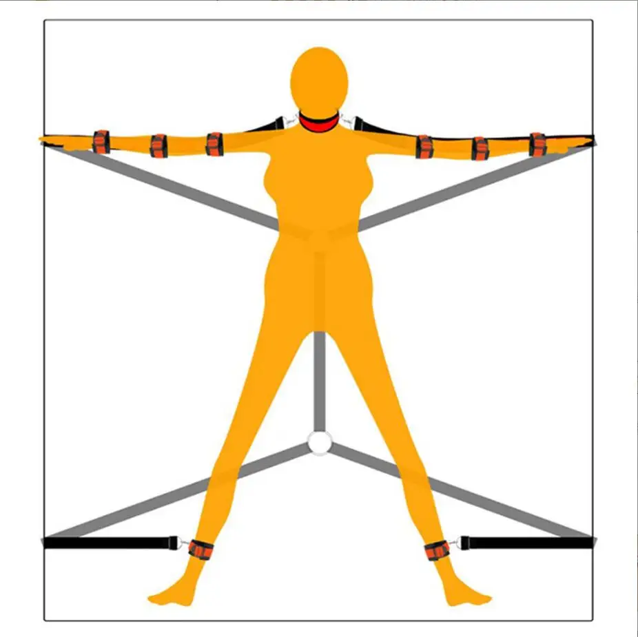 Adult Sex Products Erotic Bondage Bed Games BDSM Sex Bondage Set Women Handcuffs Ankle Cuff Restraints Sex Toys S3132