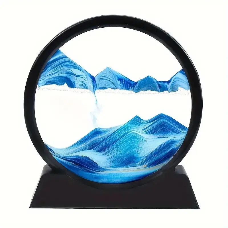 Quicksand Art Dome - Mesmerizing Moving Sand Display, Perfect for Home & Office Decor