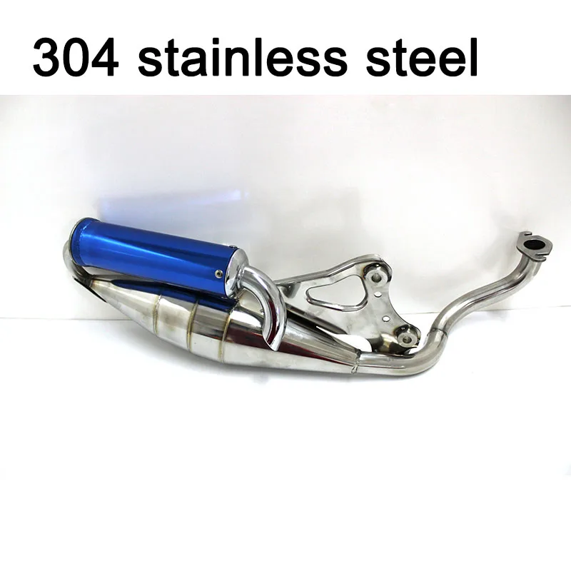 نظام العادم الخمار الأنابيب سكوتر الدراجة لهوندا DIO50 ZX50 AF34 AF35 الدراجة 50cc 2-السكتة الدماغية الدراجات البخارية العادم الأنابيب #2