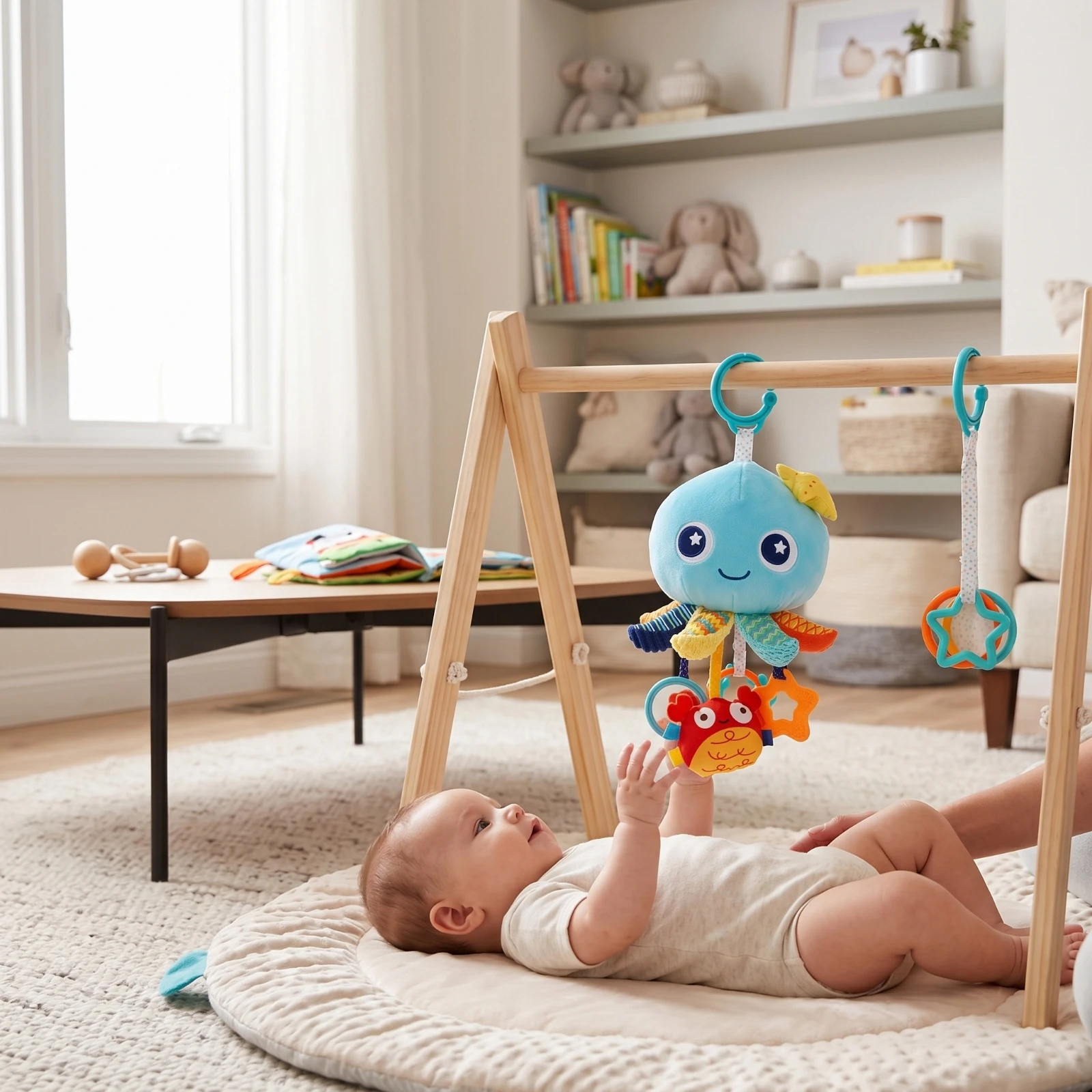 لعبة أخطبوط ناعمة محشوة مع عضا - مراجعة Baby Teethers وسعره