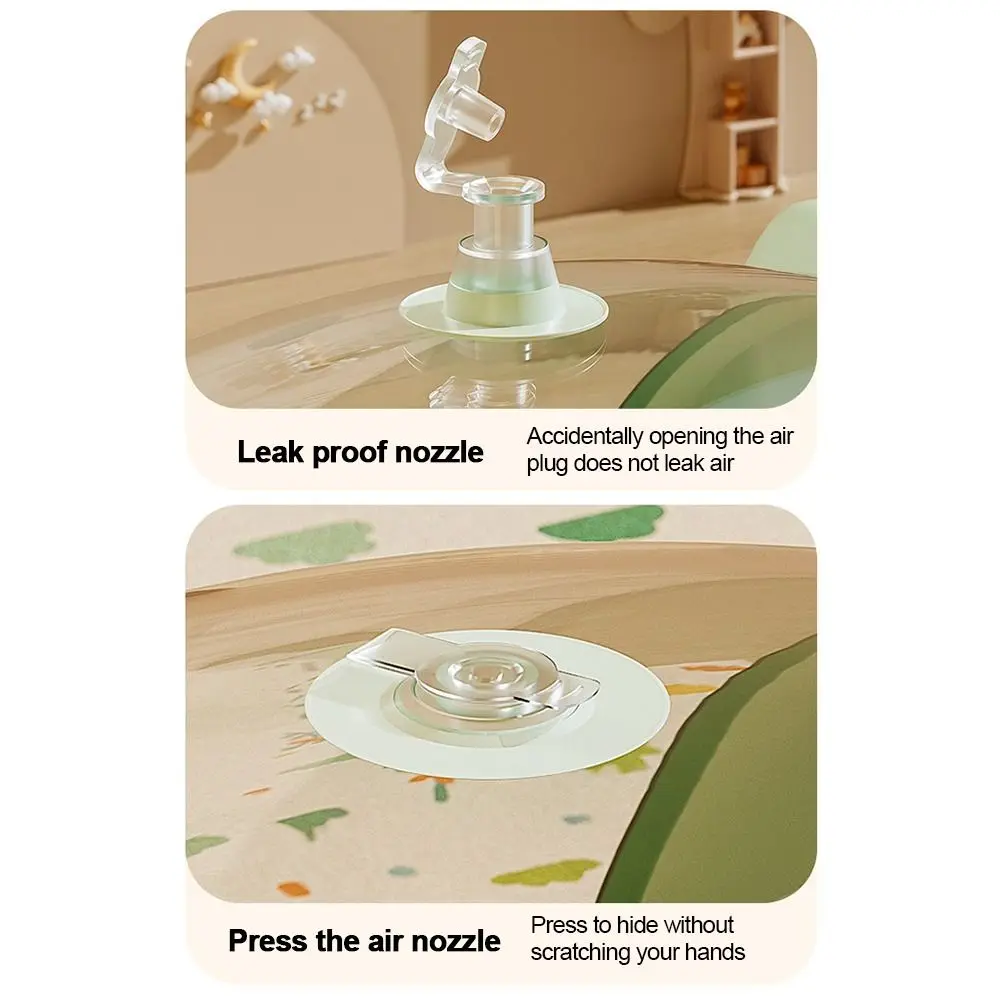 بولي كلوريد الفينيل نفخ الزحف الأسطوانة النشاط الحسي ديناصور مطبوعة لعبة الزحف تحفيز تفاعلي #2