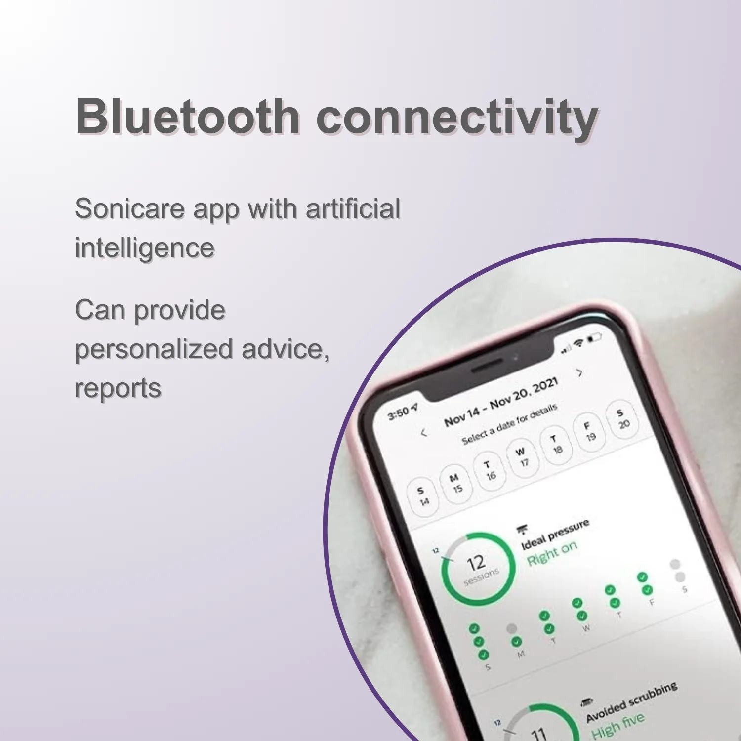 Philips Electric Toothbrush Sonicare DiamondClean 9000 HX9911, Sonicare App