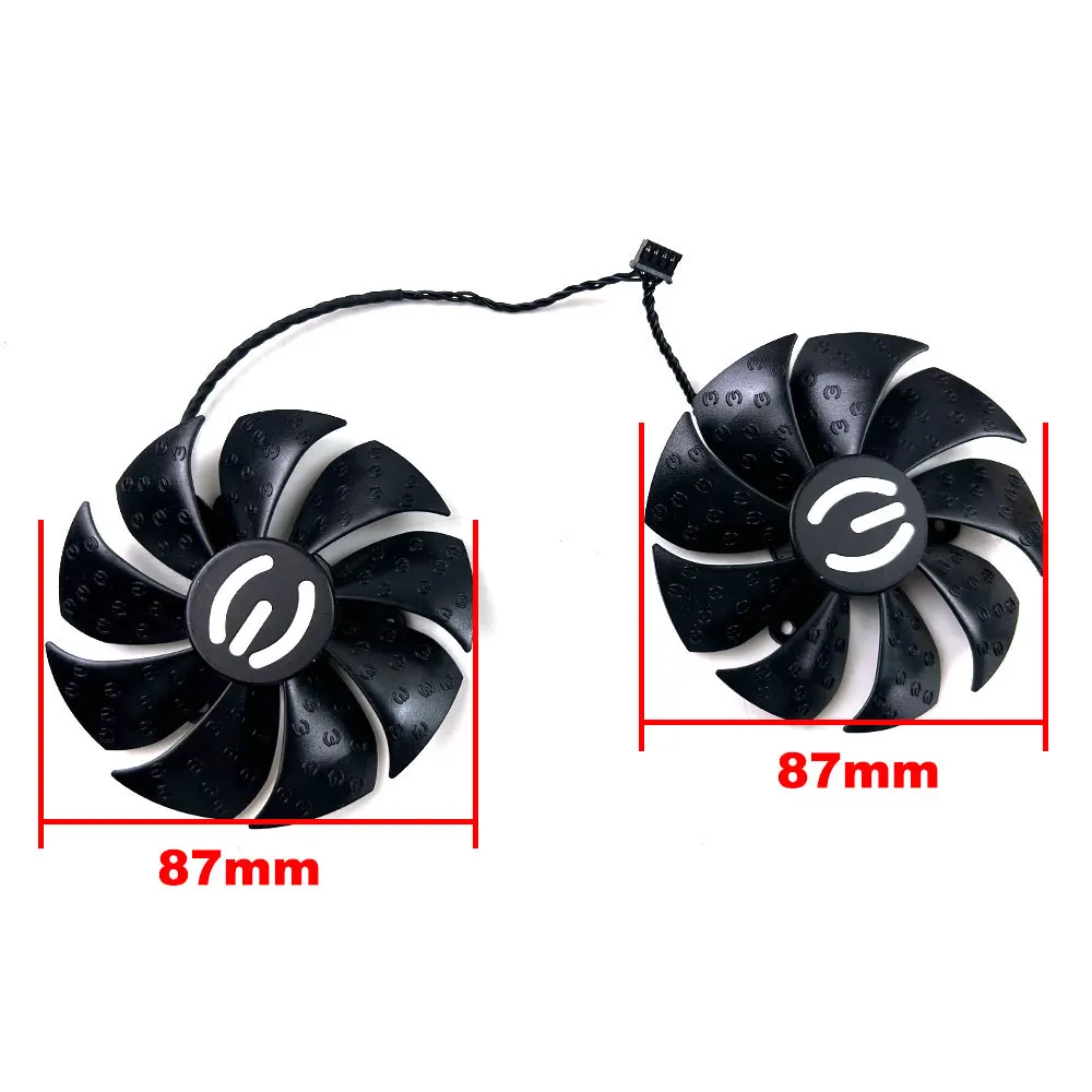 

NEW Cooling Fan 87MM 4PIN PLA09215S12H RTX2060 GTX1660 GPU FAN For EVGA GTX1650 1660 1660TI XC RTX2060 SC Ultra video card fans