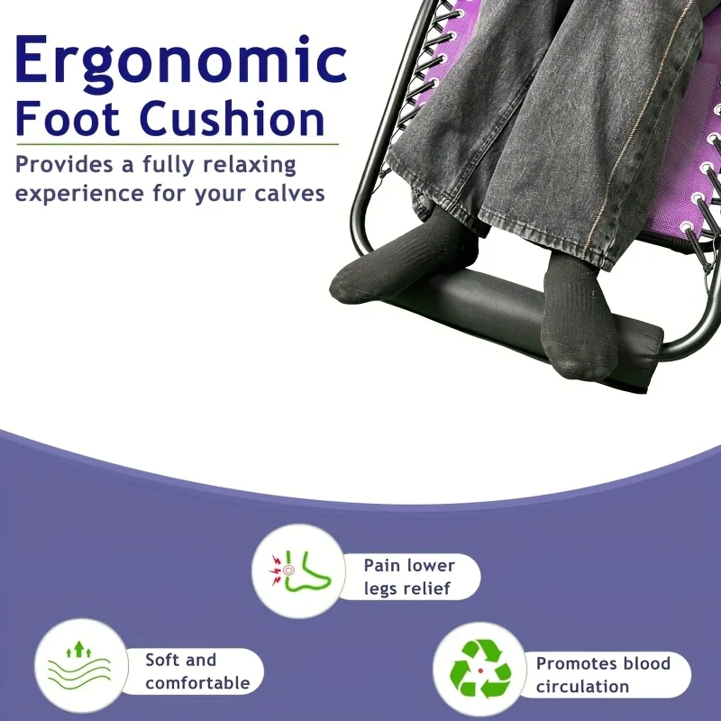 1pisece Heavy Duty Zero Gravity Chair Foot Pads, Ergonomic Anti-Slip Recliner Feet Caps，Thanksgiving Home Gift