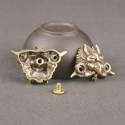 1 Pcs Brass Garment Decoration Rivets Conchos Button Mythological God Bird Garuda Shape Leather Belt Wallet Bag Screwback Buckle