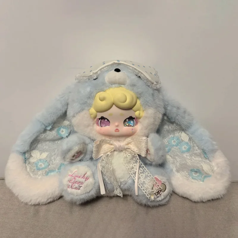 LuckyDeerNai الحلو الشاي الأرنب 600% سلسلة صندوق أعمى دمية LuckyDeerNai الفينيل الوجه صندوق غامض لطيف الأرنب أفخم مفاجأة حقيبة اللعب