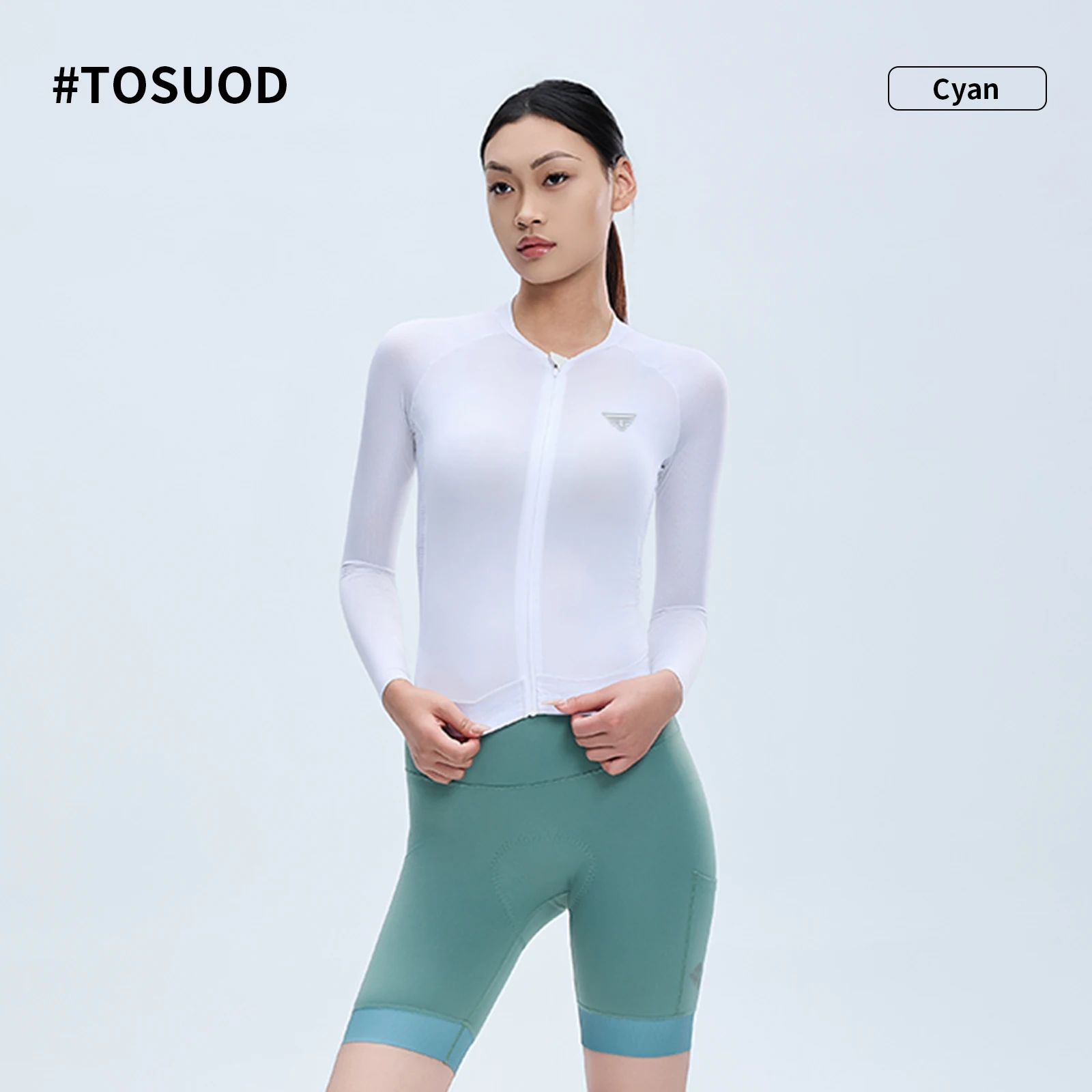 TOSUOD Damen 3D-gepolsterte Fahrradshorts mit Seitentaschen-Design, atmungsaktive Radhose für den Sommer im Freien – Detail 5