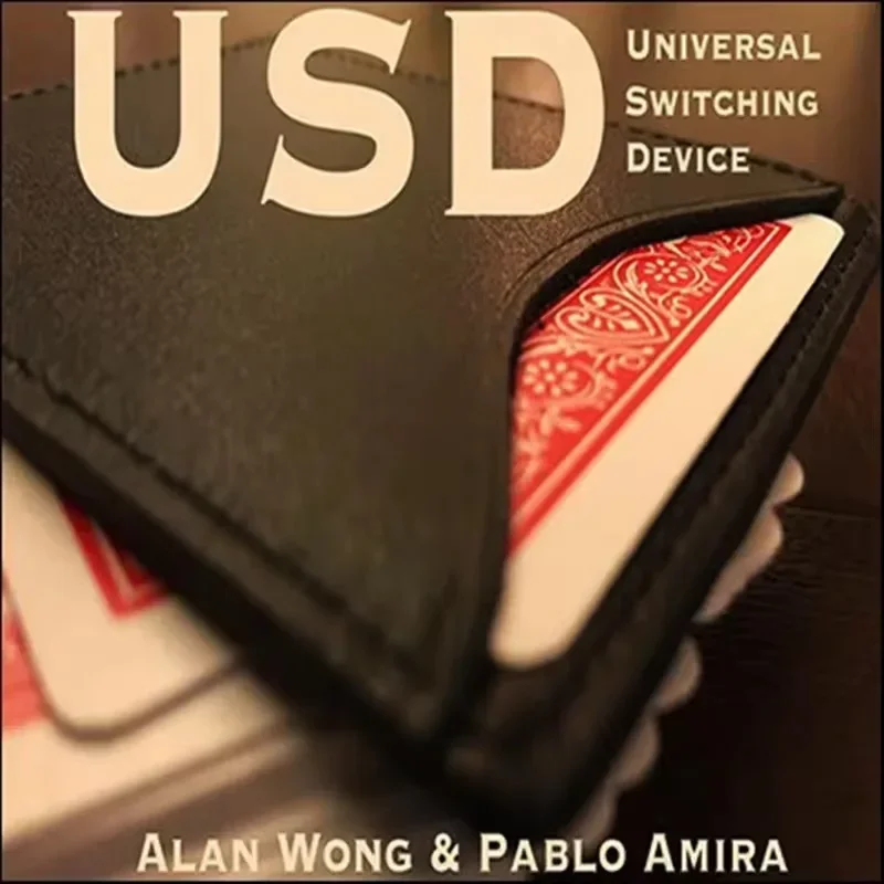 USD-dispositivo de interruptor Universal Alan Wong, tarjeta de mentalismo callejero de primer plano, trucos de Magia, ilusión, aparecen, accesorios de Magia que desaparecen