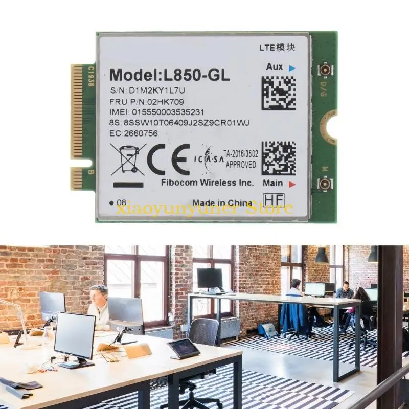 

P9JB 4GLTE Wireless NetworkCard Adapter Fibocom L850-GL WWAN 4G Module for X1 Carbon 7th 8th 2019 2020