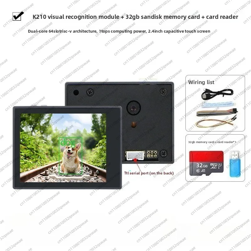 Visual Recognition Module for AI Camera Image Face Detection CanMv Sensor Python Development Board