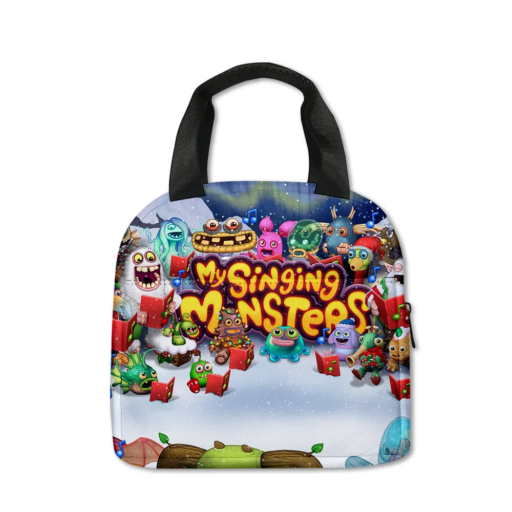 New My Singing Monsters Monster Concert Lunch Bag Elementary School Students Portable Ice Bag Children