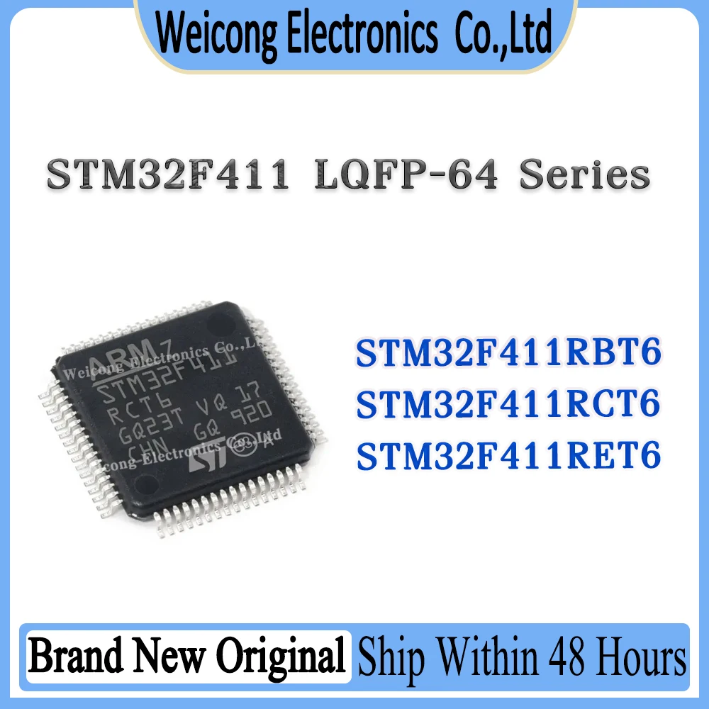 

STM32F411 STM32F411RBT6 STM32F411RCT6 STM32F411RET6 STM32F STM32 STM IC MCU LQFP-64 Chipset