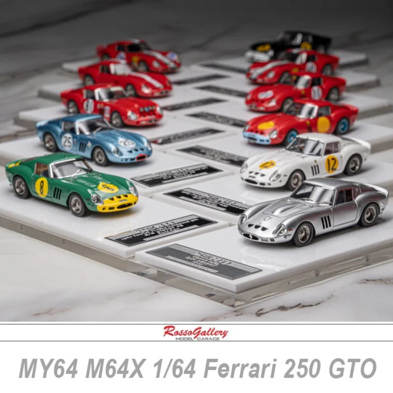 

MY64 1/64 Leaping Horse 250 330 GTO limited Edition die-cast simulation resin car model, boys' toy, adult collectible ornament.