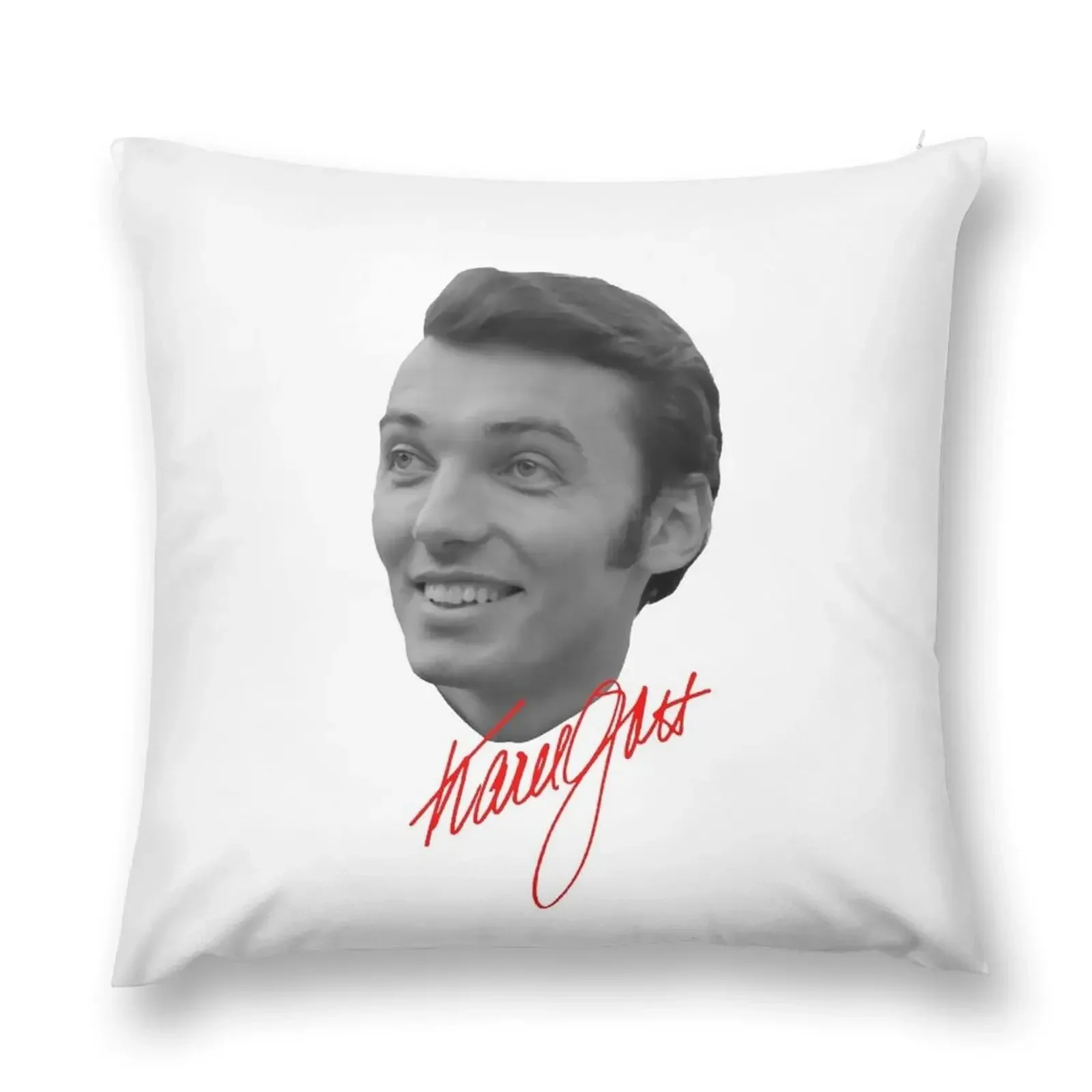 Karel Gott with signature Throw Pillow covers for pillows Decorative Sofa Cushion Christmas Pillows pillow